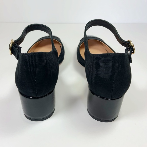 J. Crew Millie Ankle-strap Cap Toe Heels in moiré - Picture 9 of 12